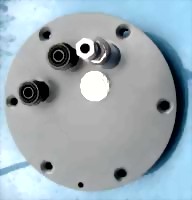 Reaktordeckel C4001 mit pH - Sonden Anschlu